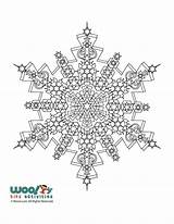 Snowflake Reindeer Woojr sketch template