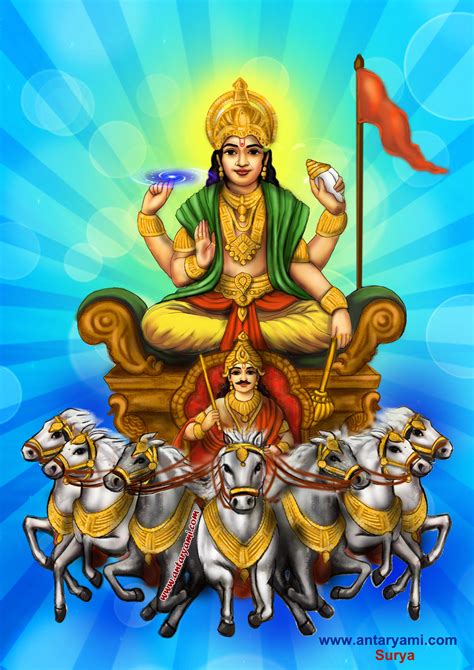 symbolic meaning   hindu sun god surya antaryamicom