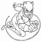 Coloring Pages Catwoman sketch template