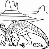 Apatosaurus Crappie Coelophysis Iguanodon Coloringhome sketch template