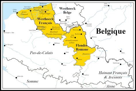 french flanders map  unusual areas incorporated rmapporn