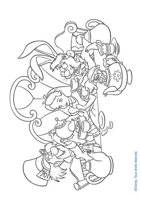 alice  coloring page