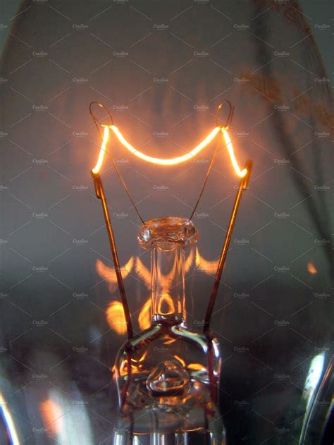 light bulb close  technology  creative market