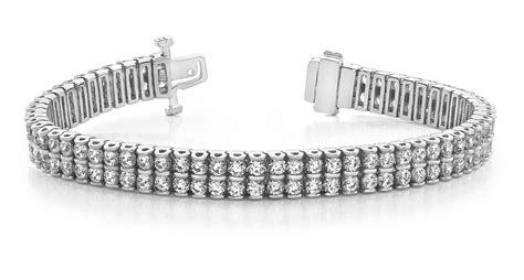 row diamond bracelet