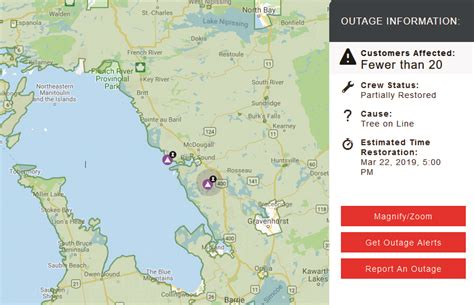 hydro  offers outage map