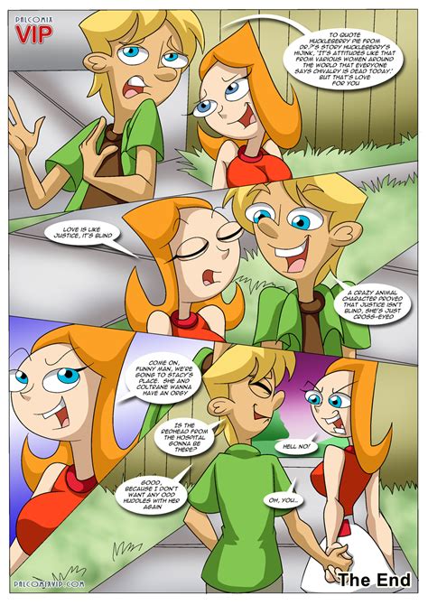 xbooru 1girl candace flynn comic helping out a friend jeremy johnson palcomix phineas and ferb
