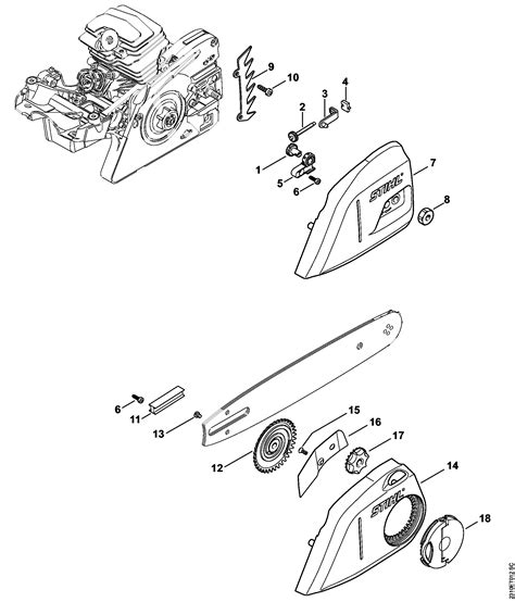 stihl chainsaw parts diagrams