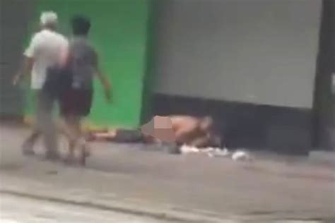 Shocking Video Captures Couple Having Sex On Street In Broad Daylight