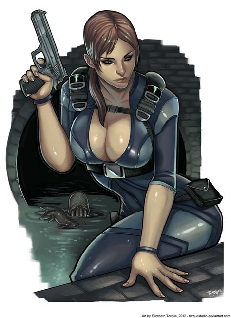 Jill Valentine And Ooze Resident Evil And 1 More Drawn By Elizabeth