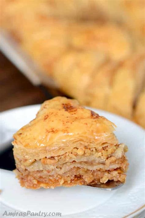 Traditional Baklava Recipe Amira S Pantry