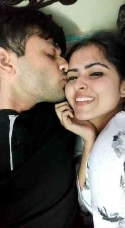 Desi Couple Kissing Cute Girl