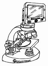 Microscope Getdrawings Coloring sketch template