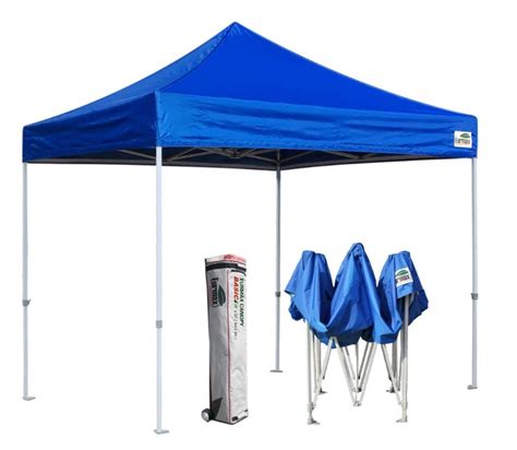 eurmax   ft ez pop  canopy tent commercial instant shelter roller bag royal blue pop