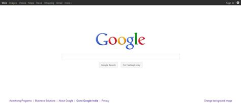 googlecom home page    design  link navigation