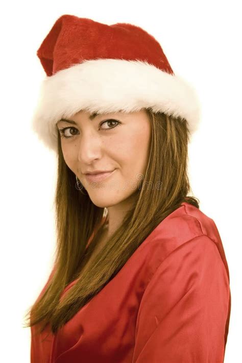 woman christmas stock photo image  holiday cute attractive