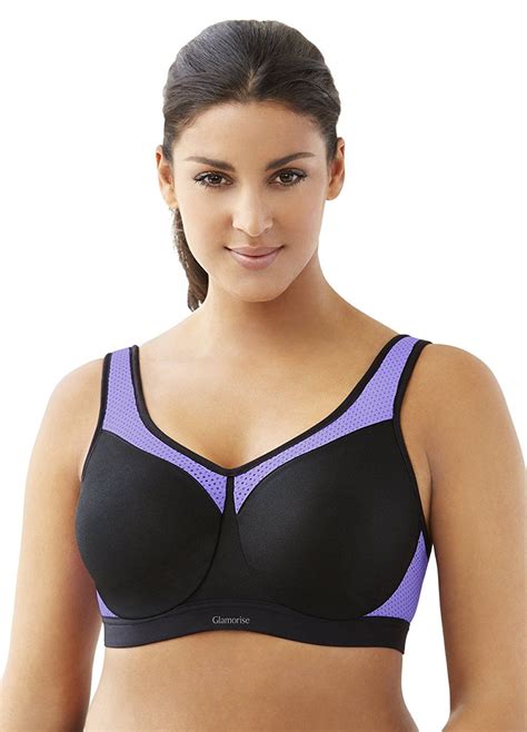 Glamorise Womens Plus Size High Impact Underwire Sport Bra This Is