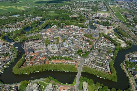 aerophotostock woerden luchtfoto vestingstad oude hollandse waterlinie