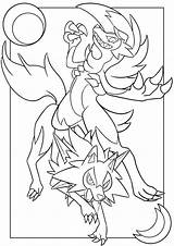 Lycanroc Pokemon Coloring Pages Moon Sun Duo Colouring Sheets Deviantart Rockruff Drawings Chibi Kids Drawing Draw Choose Board Template sketch template