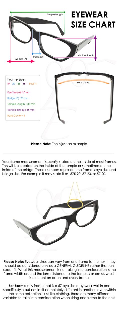 eyewear size chart handmade eyeglasses  sunglasses luxuryeyesitecom handmade
