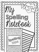 Spelling Notebook sketch template