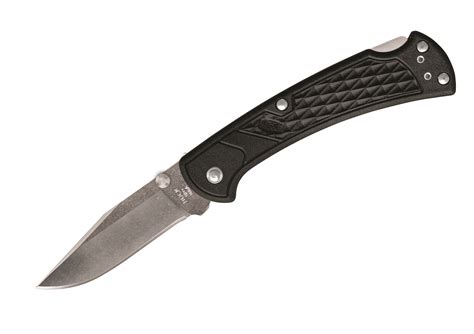 buck knives  slim select black ranger folding pocket knife  clip