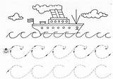 Ship Worksheets Worksheet Trace Google Lineas Curvas Transportation Kids La Grafomotricidad Preschool Kindergarten Picasa Guardado Desde Gt Años Writing sketch template