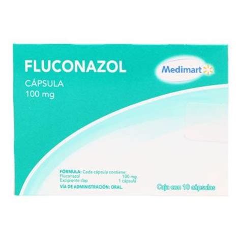 fluconazol medimart 100 mg 10 cápsulas walmart