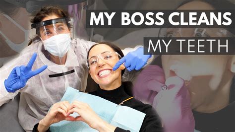 Dental Cleaning Dentist Cleans Her Dental Hygienists Teeth Youtube