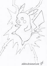 Pikachu Attacks Pokemon Plusle 4kids Spetri sketch template
