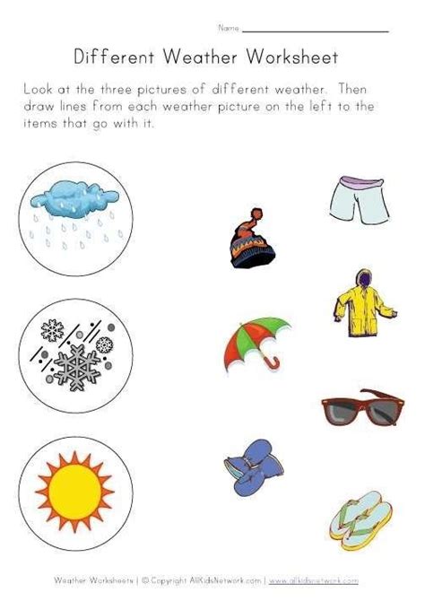 weather worksheets  preschool weather worksheets weather