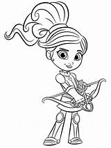 Pages Nella Knight Coloring Princess sketch template