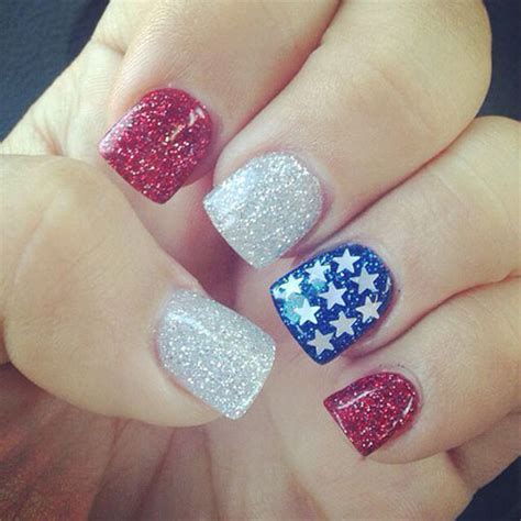 12 Awesome 4th Of July Acrylic Nail Art Designs And Ideas 2017