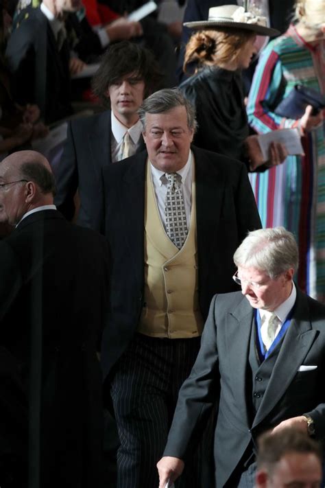 stephen fry and husband seen in rare public appearance at the royal