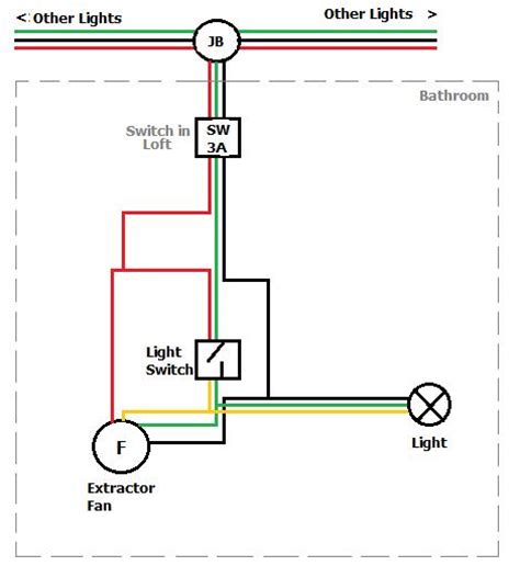wiring diagram  bathroom extractor fan  timer iot wiring diagram
