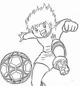Benji Calcio Tsubasa Cartone Animato Capitain Giochiecolori Fabio sketch template