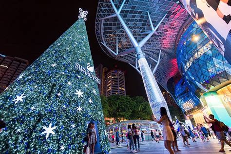 christmas lights singapore dresses   malls  streets