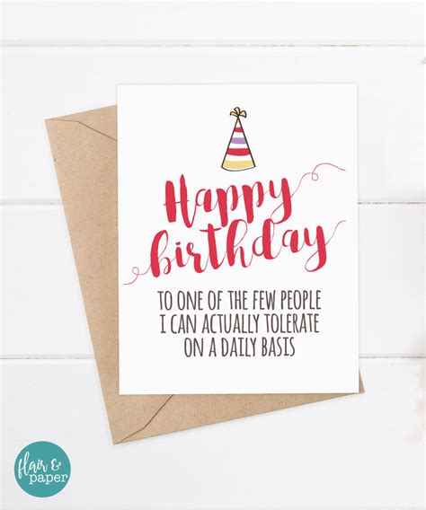printable birthday cards coworker printable birthday cards