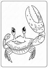 Crab Sneaky sketch template