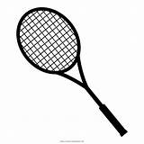 Badminton Racket Coloring Tenis Raqueta Raket Raquette Rackets Raquet Balles Wimbledon Pelotas Ultracoloringpages Siluet Vectoriels Graphiques Pemain sketch template
