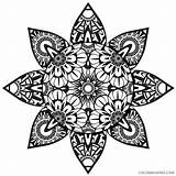 Coloring4free Trippy Coloring Pages Mandala Related Posts sketch template