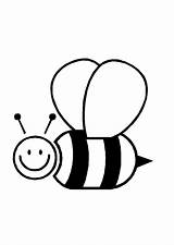 Kleurplaten Bijen Bij Kleurplaat Abeille Bienen Malvorlagen Animaatjes Tekeningen Hugolescargot Malvorlagen1001 sketch template
