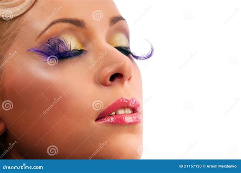 woman  face stock photo image  white clipping cheerful