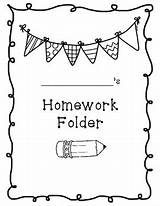 Homework Folder Cover Sheet Template Covers Printable Writing Preschool Flyer Worksheets Weekly sketch template