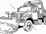 Plow Snow Coloring Truck Clipart Collection Divyajanani Size Handphone sketch template