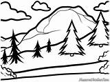 Pemandangan Mewarnai Sketsa Gunung Hitam Bagus Berwarna Pegunungan Indah Marimewarnai Dragoart Clipartmag Anda Anak sketch template