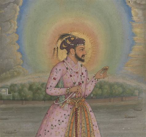 shah jahans portrait emeralds   exotic   mughal court