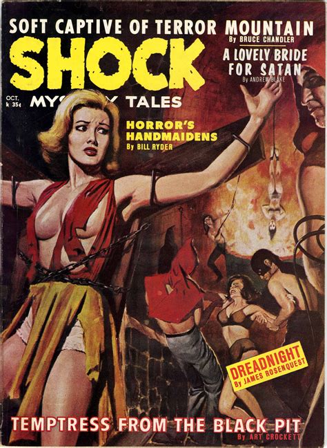 shock mystery tales pulp covers