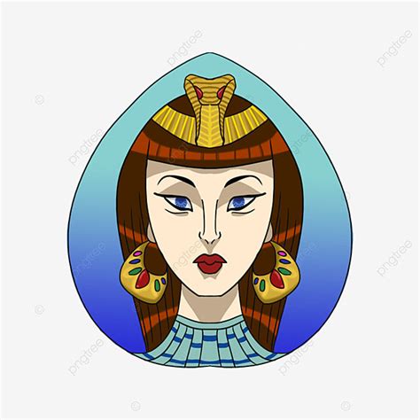 egyptian queen png picture egyptian queen cartoon head shape egypt