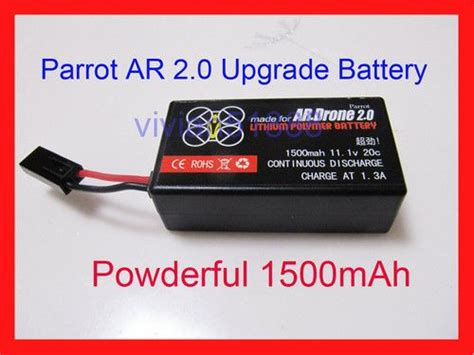 parrot ardrone  upgrade battery big capacity mah