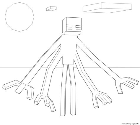 Minecraft Enderman Drawing At Getdrawings Free Download